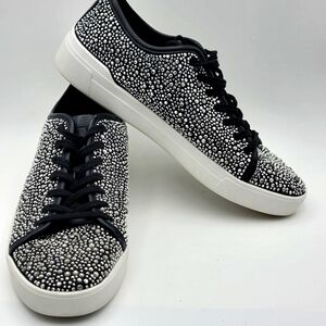 Women's ALDO Black and White Studded Sneakers‎ SIZE 8. #1529